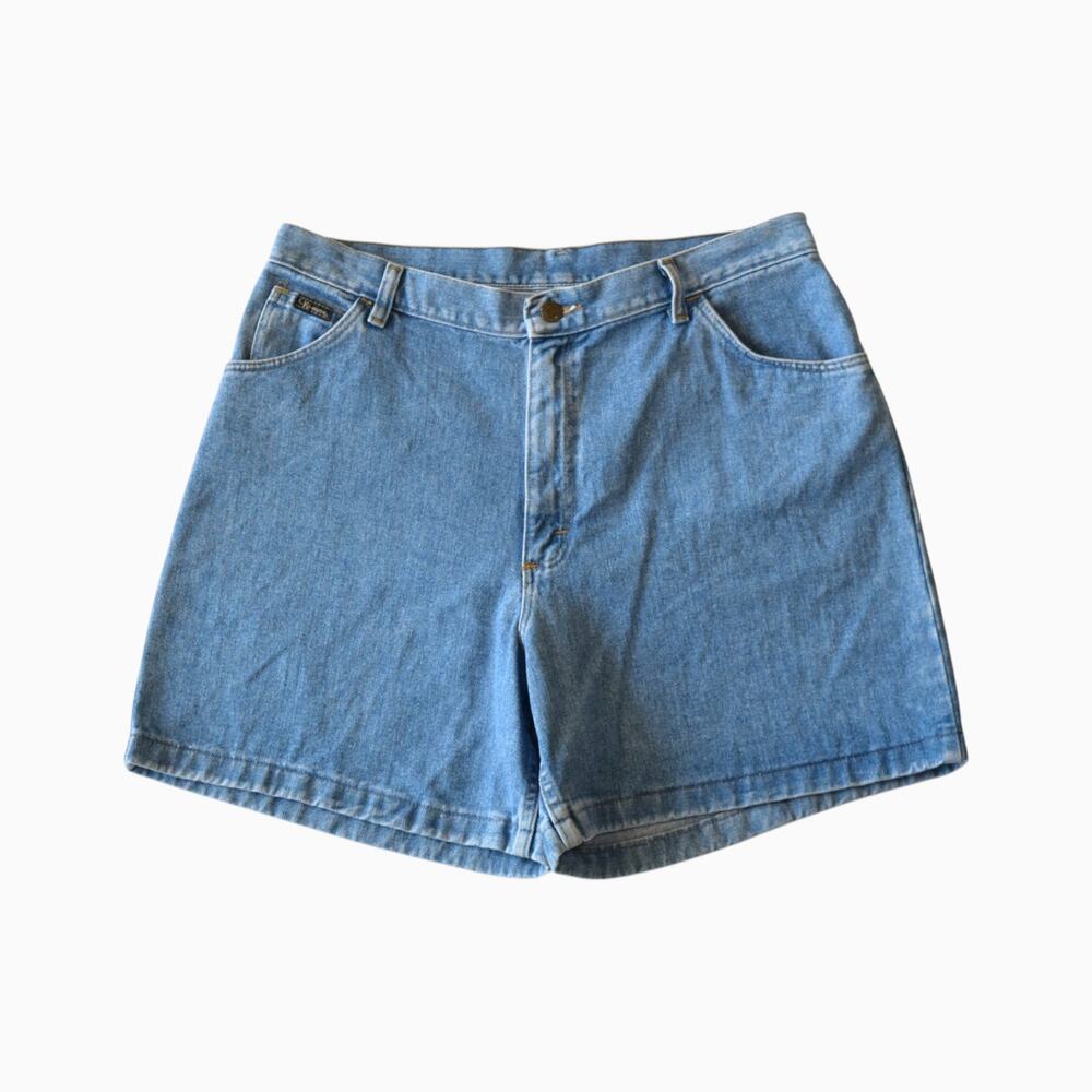 Vintage Wrangler Denim High Rise Shorts Size 16